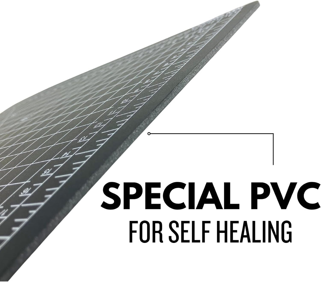 ARTIST'S BEST 2 Pc. 5" x 9" Self Healing Black Cutting Mat | Rotary