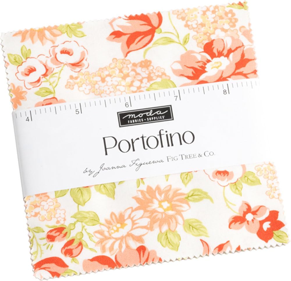 Portofino Charm Pack by Joanna Figueroa 5-inch Precut Fabric Squares