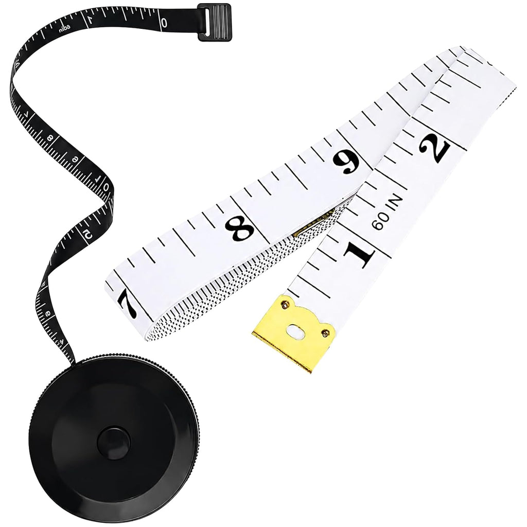 GDMINLO 2 Pack Tape Measure Retractable Measuring for Body Fabric