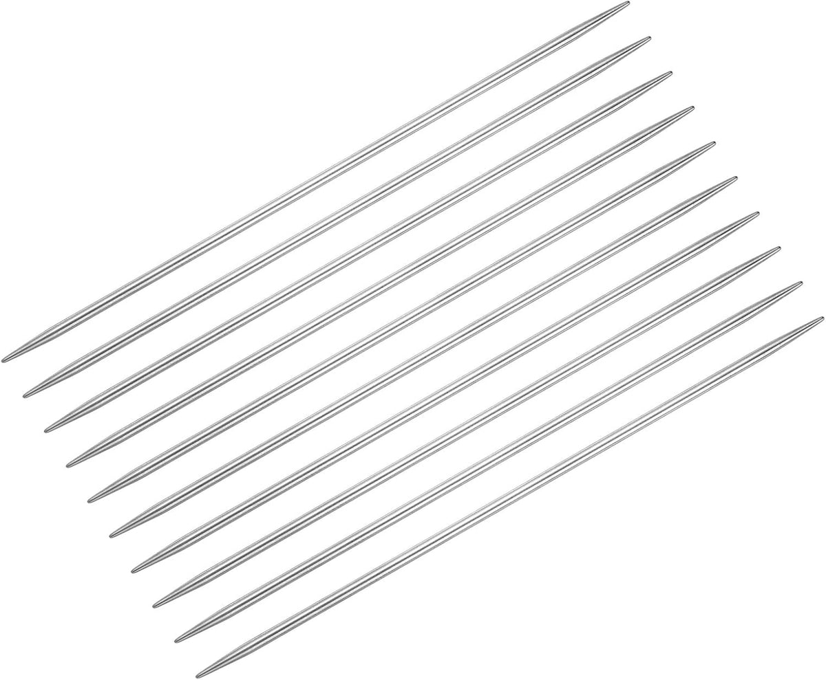 uxcell 10Pcs Knitting Needle 2.5mm Diameter 5.9 Inches Length