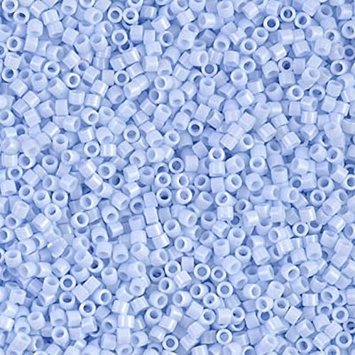 Miyuki Delica Seed Beads Bundle, 21GM, Size 11/0, Opaque Pink