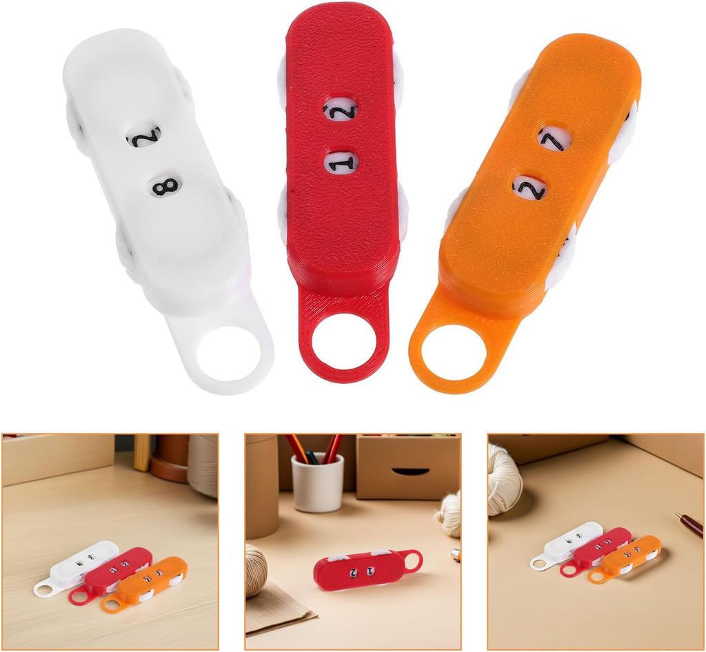 Winter Knitting Row Counter for Sweaters and Crochet Hooks 3Pcs