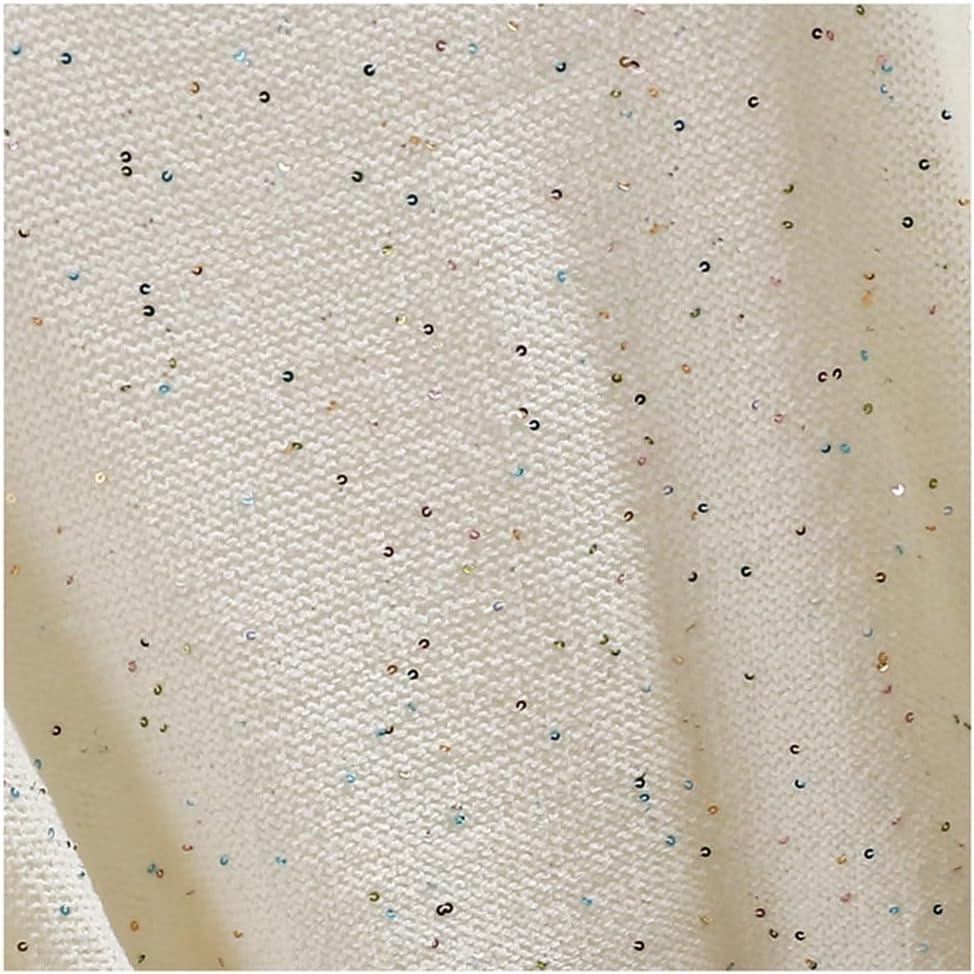 2 Balls Sequin Sparkle Cotton Yarn, Metallic Lurex Sequin Thread