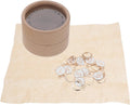 10pcs Number 0-9 Stitch Markers with Locking Clips White