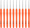 Vodiye 10 PCS 2.5 mm Ergonomic Crochet Hooks for Comfortable