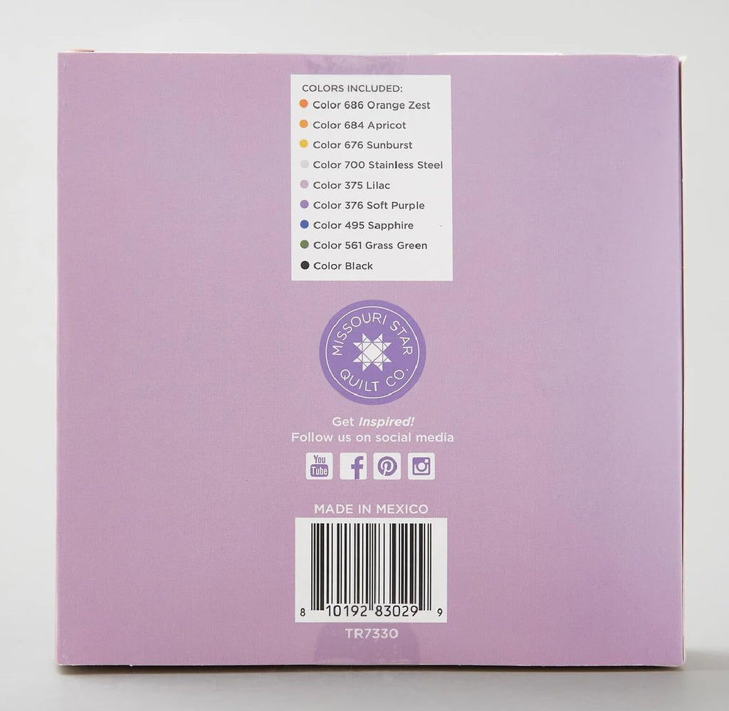 Missouri Star Stitch-or-Treat Perle Cotton Floss Pack – 9 Vibrant #8