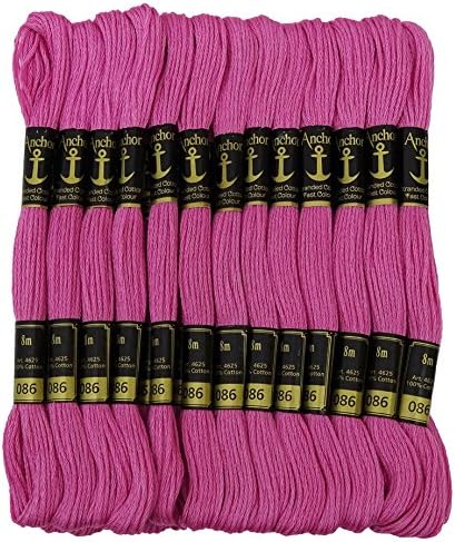 Anchor Hand Cross Stitch Stranded Cotton Embroidery Thread Floss Pack