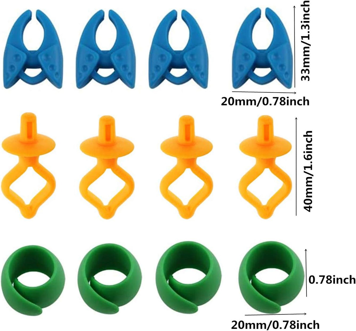 Fbshicung 36pcs Thread Spool Huggers/Bobbin Holders/Bobbin Clamp Clips