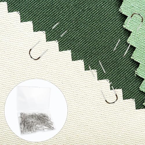 150 Pcs U-Shaped Bifurcated Needle Stainless Steel Quilting Sewing