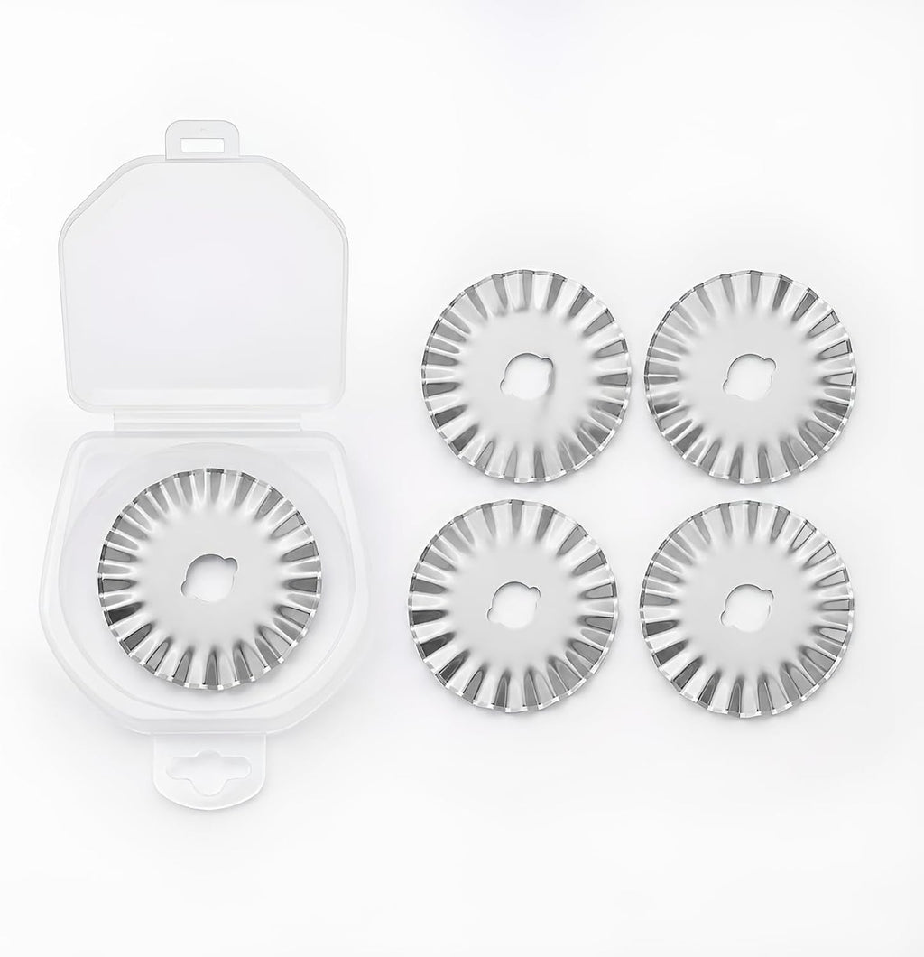 45mm Rotary Cutter Pinking Blades, 5-Pack