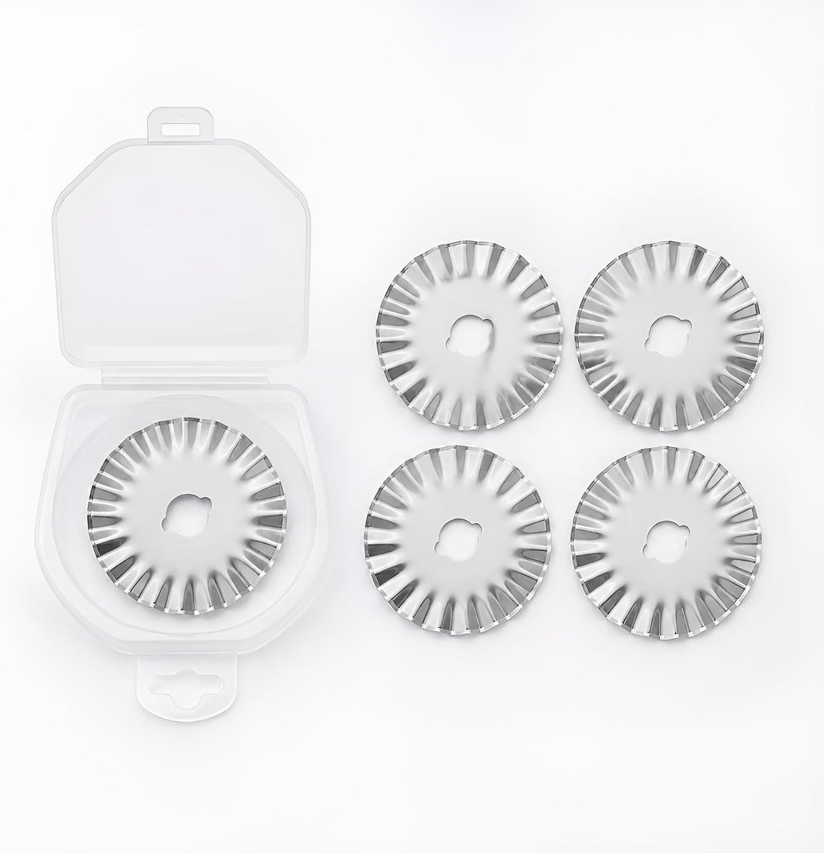45mm Rotary Cutter Pinking Blades, 5-Pack