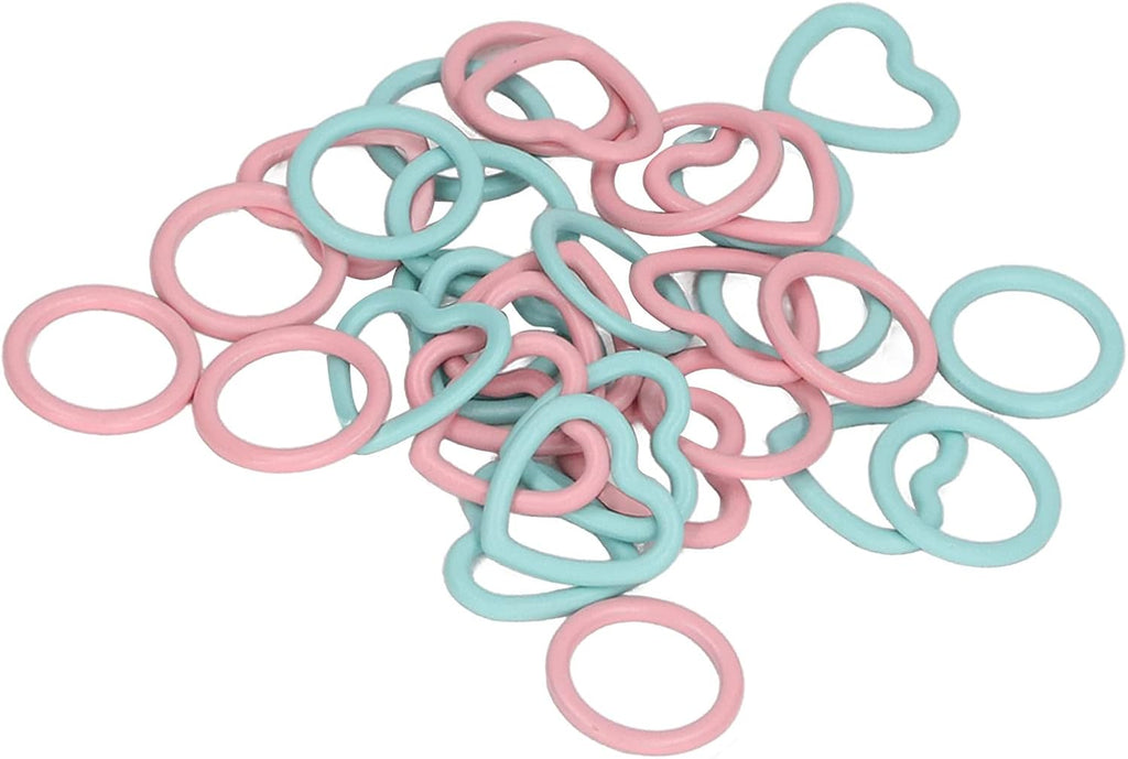 COMTERVI Knitting Stitch Markers Durable Metal Rings for DIY Crafts