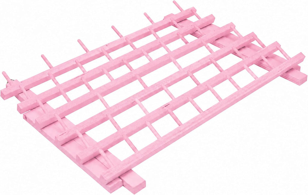 Mandala Crafts 60 Spool Pink Thread Rack Sewing Embroidery Thread