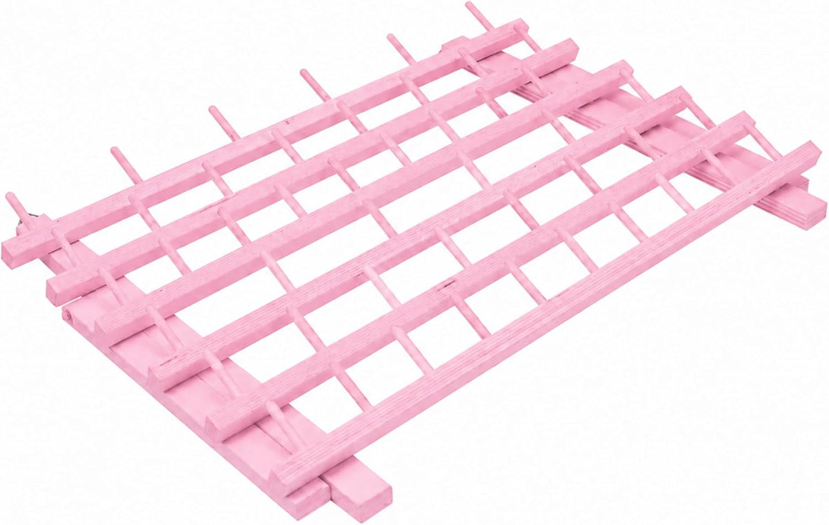 Mandala Crafts 60 Spool Pink Thread Rack Sewing Embroidery Thread