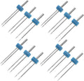 Universal Twin Needles 12Pcs for Sewing Machine, Double Stitch