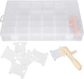 Embroidery Thread Organizer, Transparent Plastic Winding Plate Bobbin
