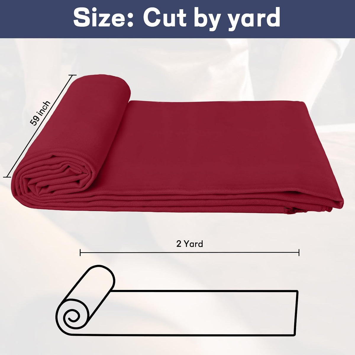 Cotton Canvas Fabric by The Yard, Thick Canvas Fabric,280GSM, DIY