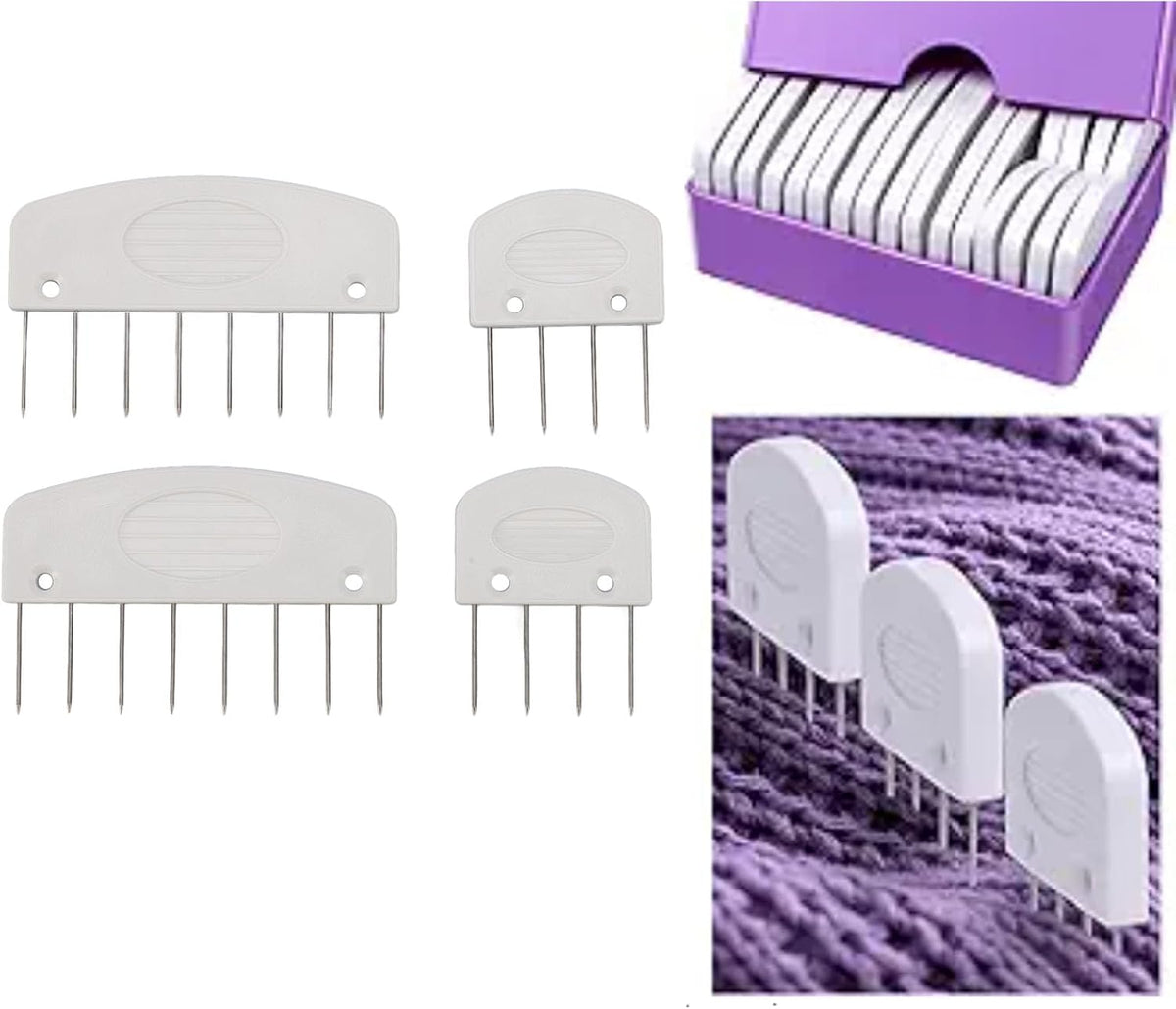 20Pcs Knit Blocking Pins Kit, 4 Pin and 8 Pin & Pins Kit, Knit