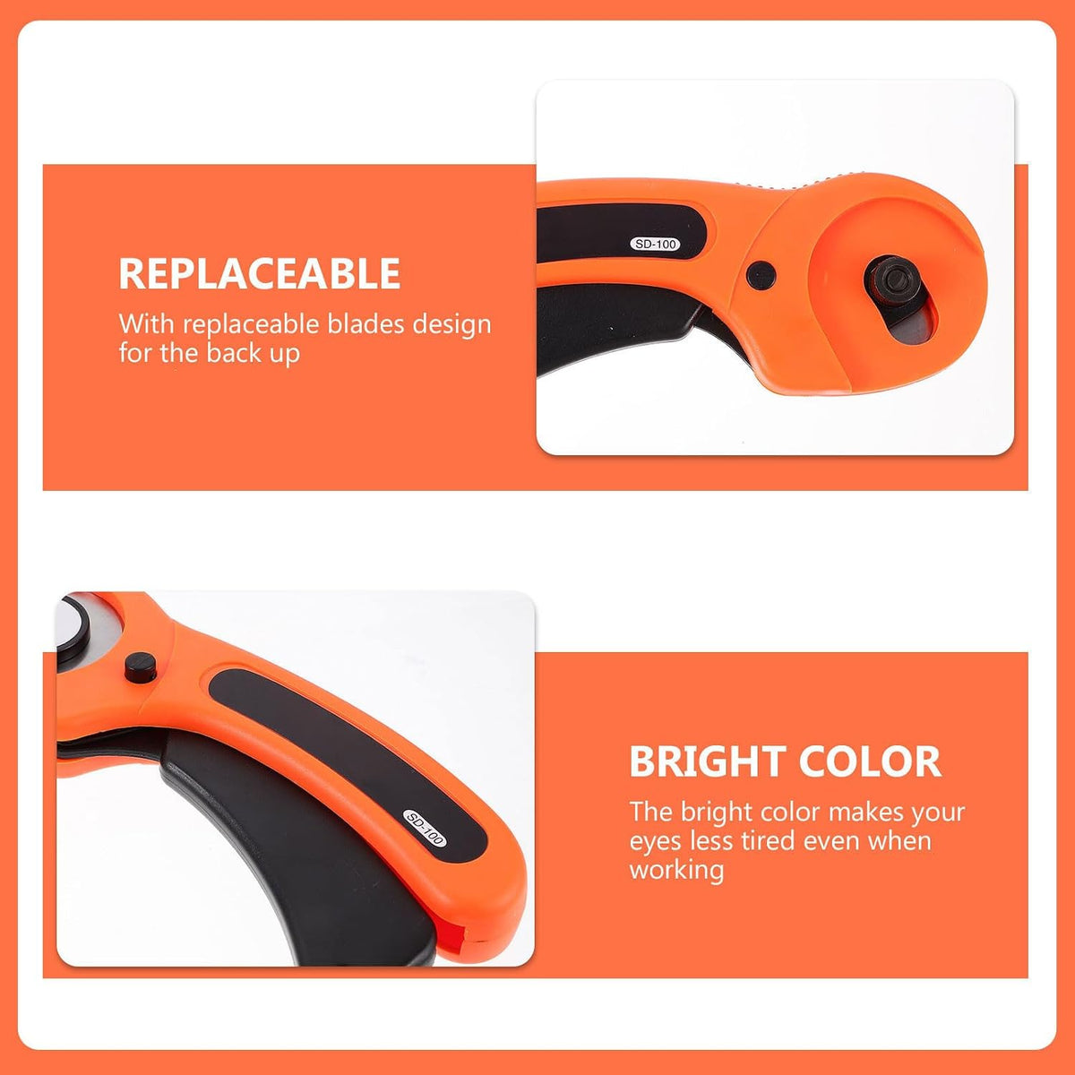 Rotary Cutter for Fabric Cutting, Quilters Sewing Tool