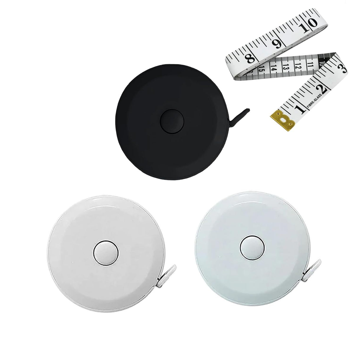 3 Pack Tape Measures Retractable Measuring Tape for Body, 60-Inch