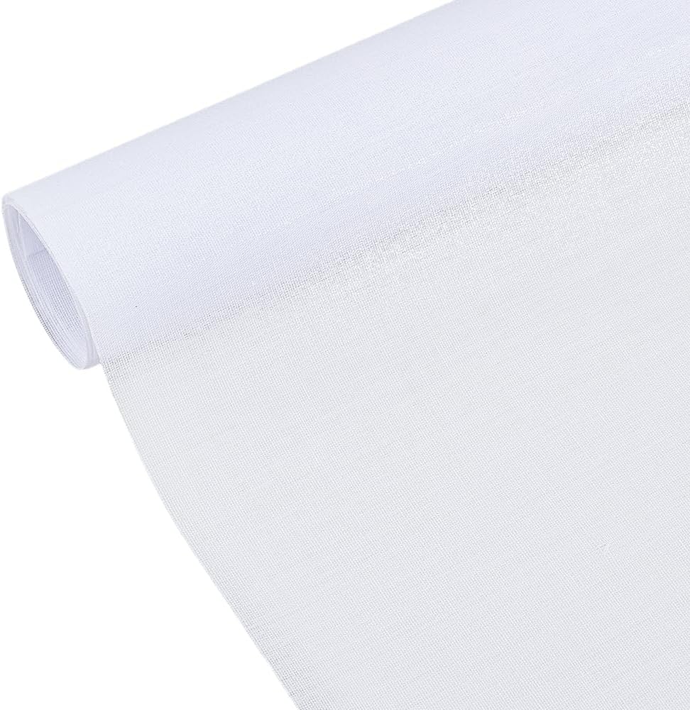 BENECREAT 39x45 Inch White Cotton Interfacing Fabric, Woven
