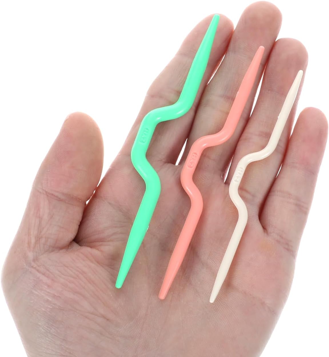 30 Pieces Cable Needles for Knitting Cable-Needles Set Stitch Holders