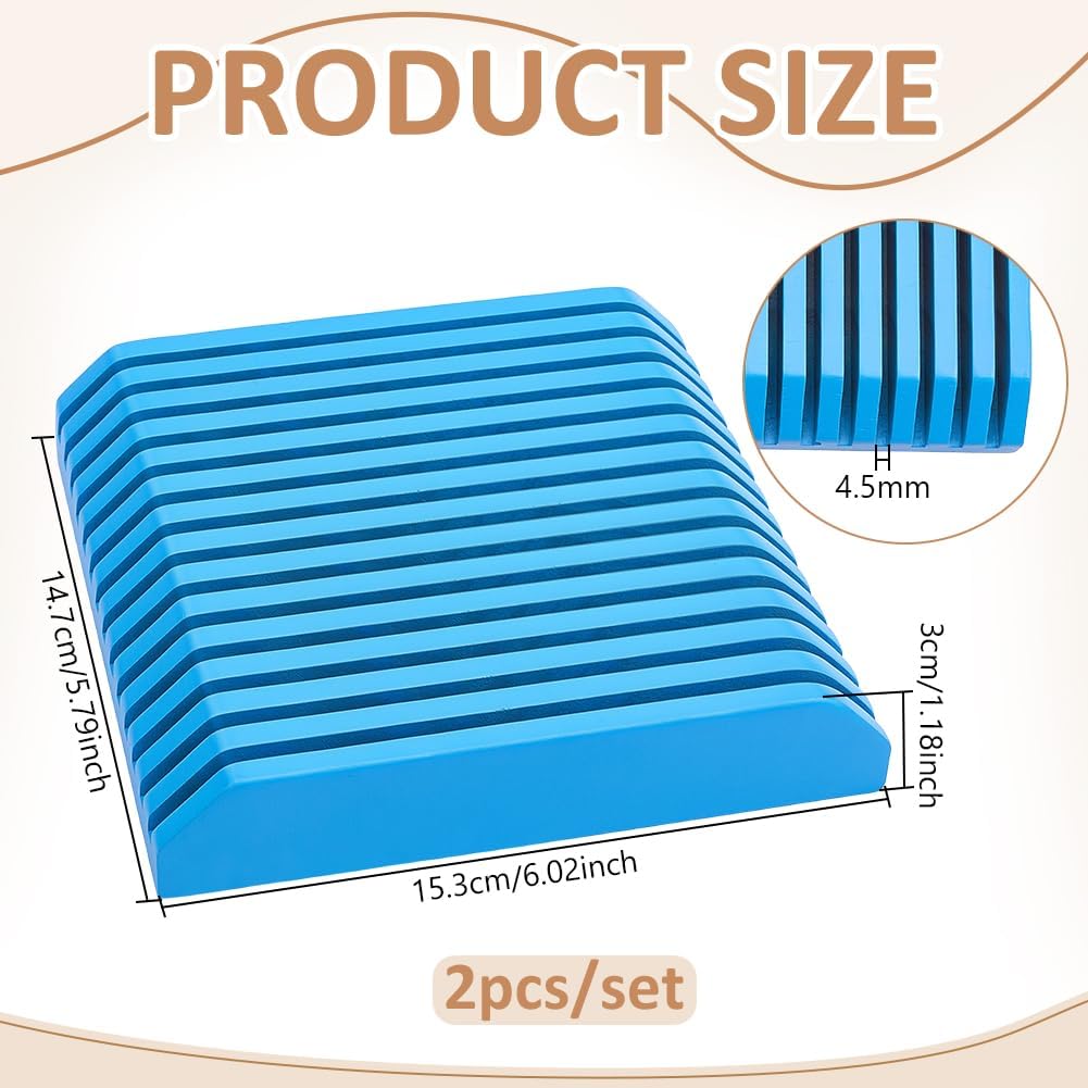 PH PandaHall 2 Pack Quilting Rulers Rack Storage, 14-Slot Ruler Holder