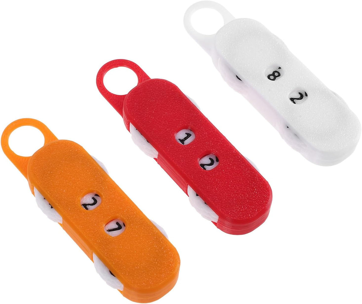 3pcs Digital Knitting Row Counter for Winter Projects and Beginners