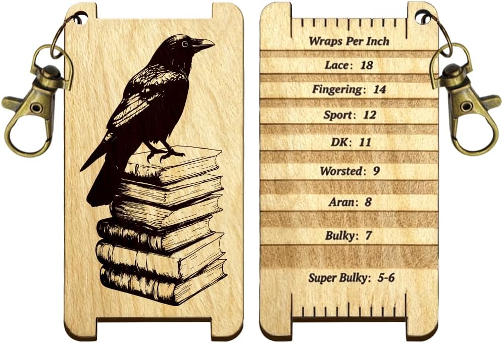 arricraft Raven Spinning Control Tool, Crow Books WPI Guide Gauge with
