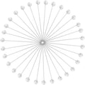 White Sewing Pins for Quilting and Embroidery, 20 Boxes