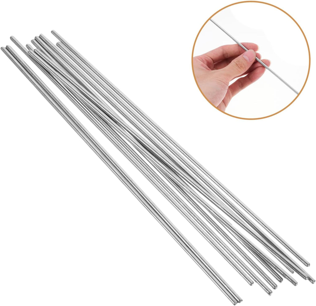 20pcs Stainless Steel Rod Pins for Blocking Board Crochet