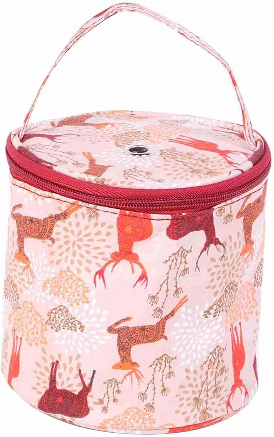 BORDSTRACT Knitting Storage Bag, Knitting Bag Yarn Storage Organizer