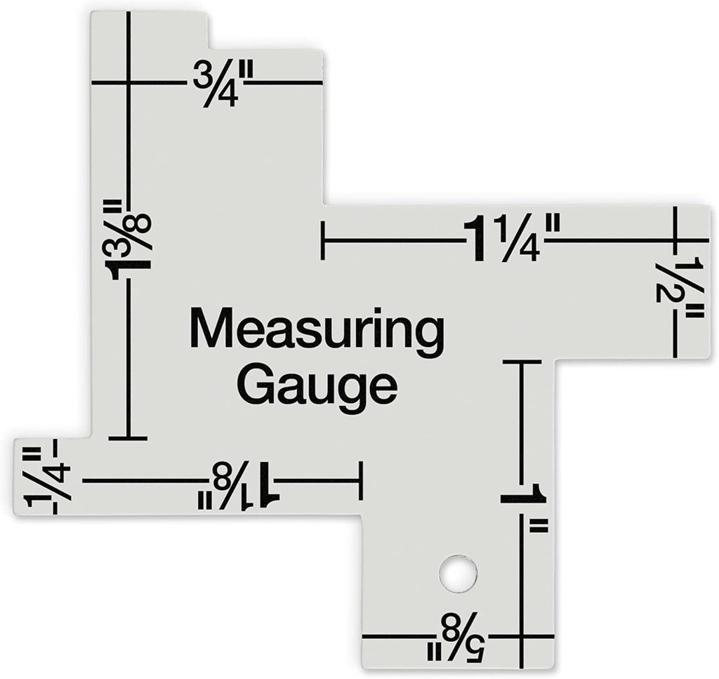 Dritz 3100 14 in 1 Measuring Gauge, Silver