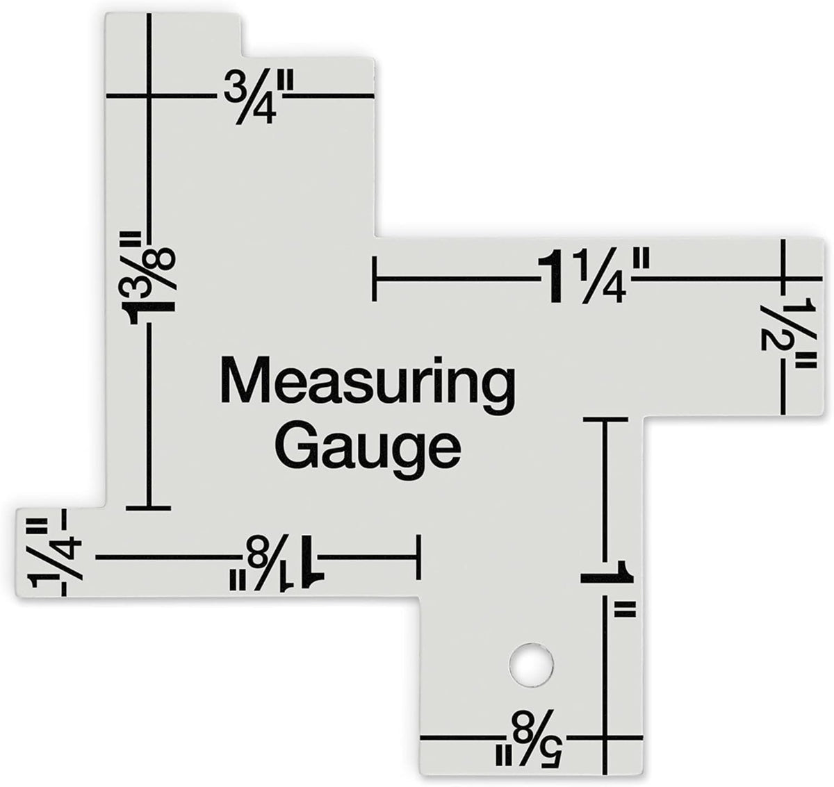 Dritz 3100 14 in 1 Measuring Gauge, Silver