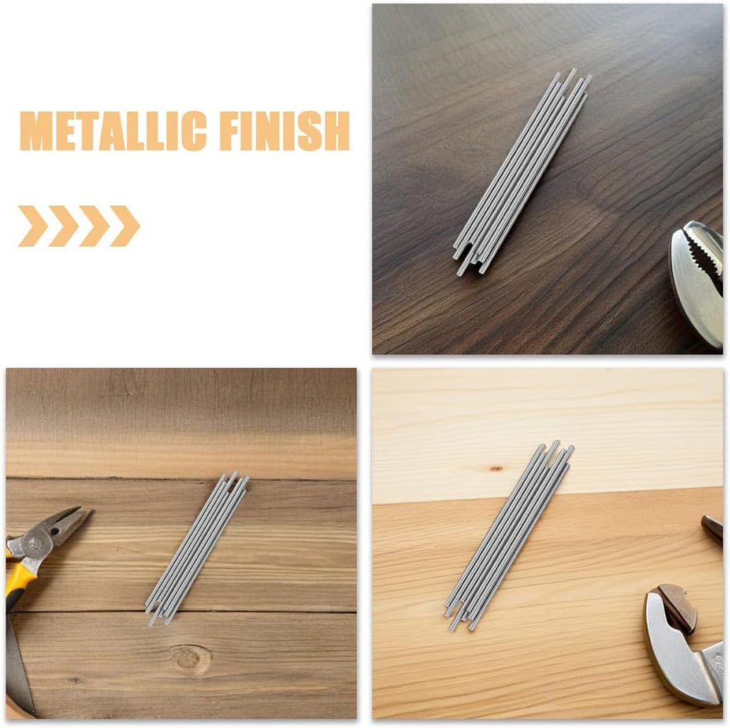 30Pcs Blocking Board Pins 11x0.2x0.2cm for Knitters Stainless Steel