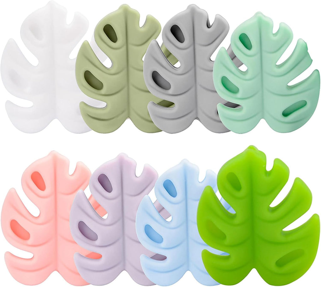 8 Pcs Silicone Knitting Needle Stoppers, Flexible Point Protectors