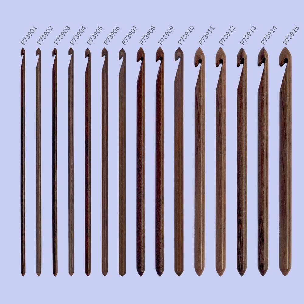 Pony Laurel Crochet Hook 10.00mm - 1 Unit, Brown
