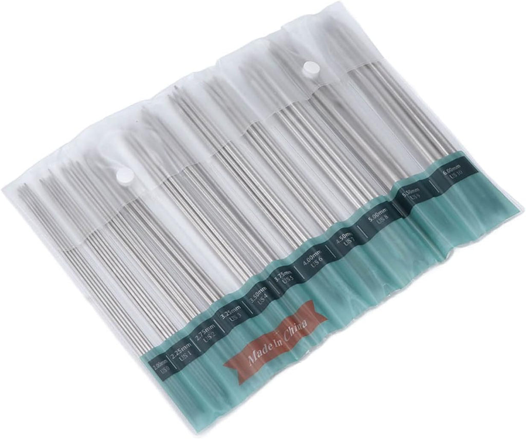 55pcs Double Pointed Knitting Needles Set, 11 Sizes for Beginners