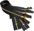 YKK #5 Extra Strong Pants Zippers (Closed Bottom) - Color 580 Black