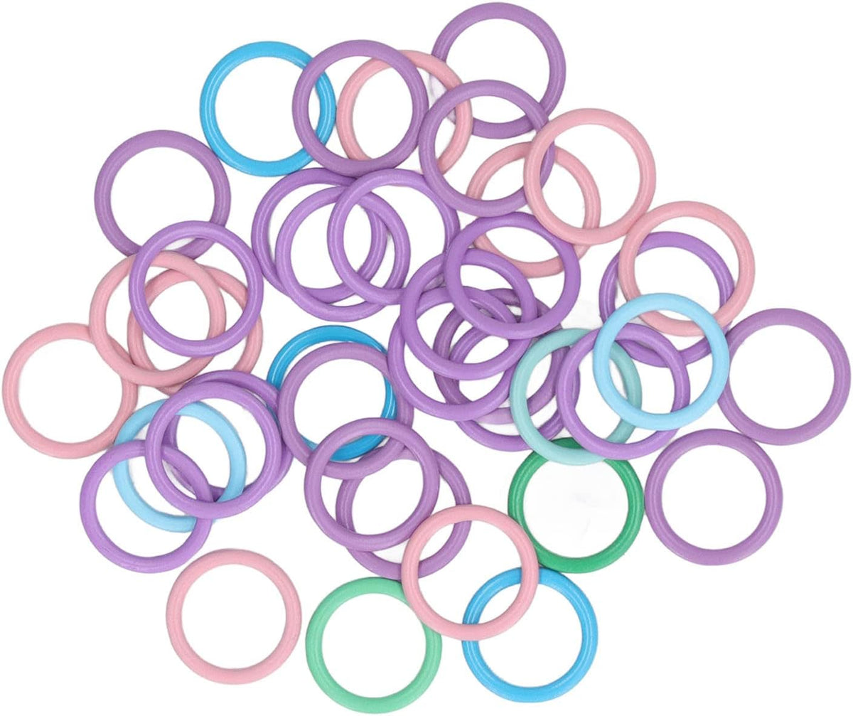 Pssopp Knitting Tools and Accessories 40 Pieces Round Stitch Markers