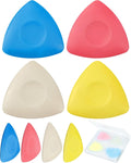 FIVEIZERO 4Pcs Tailors Chalk,Triangle Sewing Chalk for Fabric,Washable