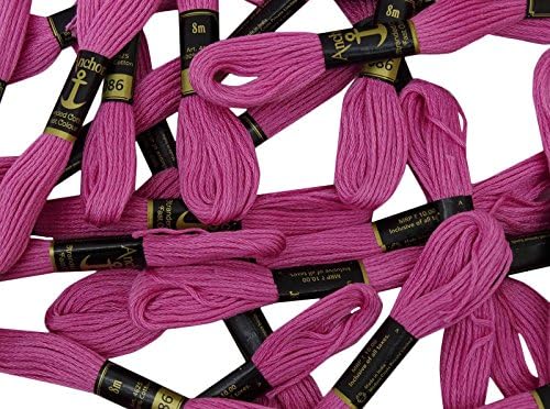 Anchor Hand Cross Stitch Stranded Cotton Embroidery Thread Floss Pack