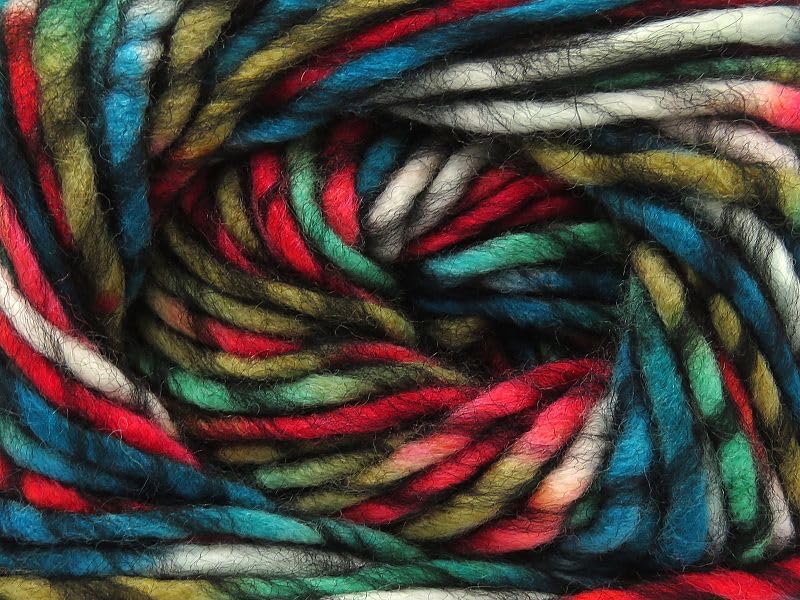 Armonia Lana Bulky - Red, Green, Teal, Tan, White, Black Acrylic Wool