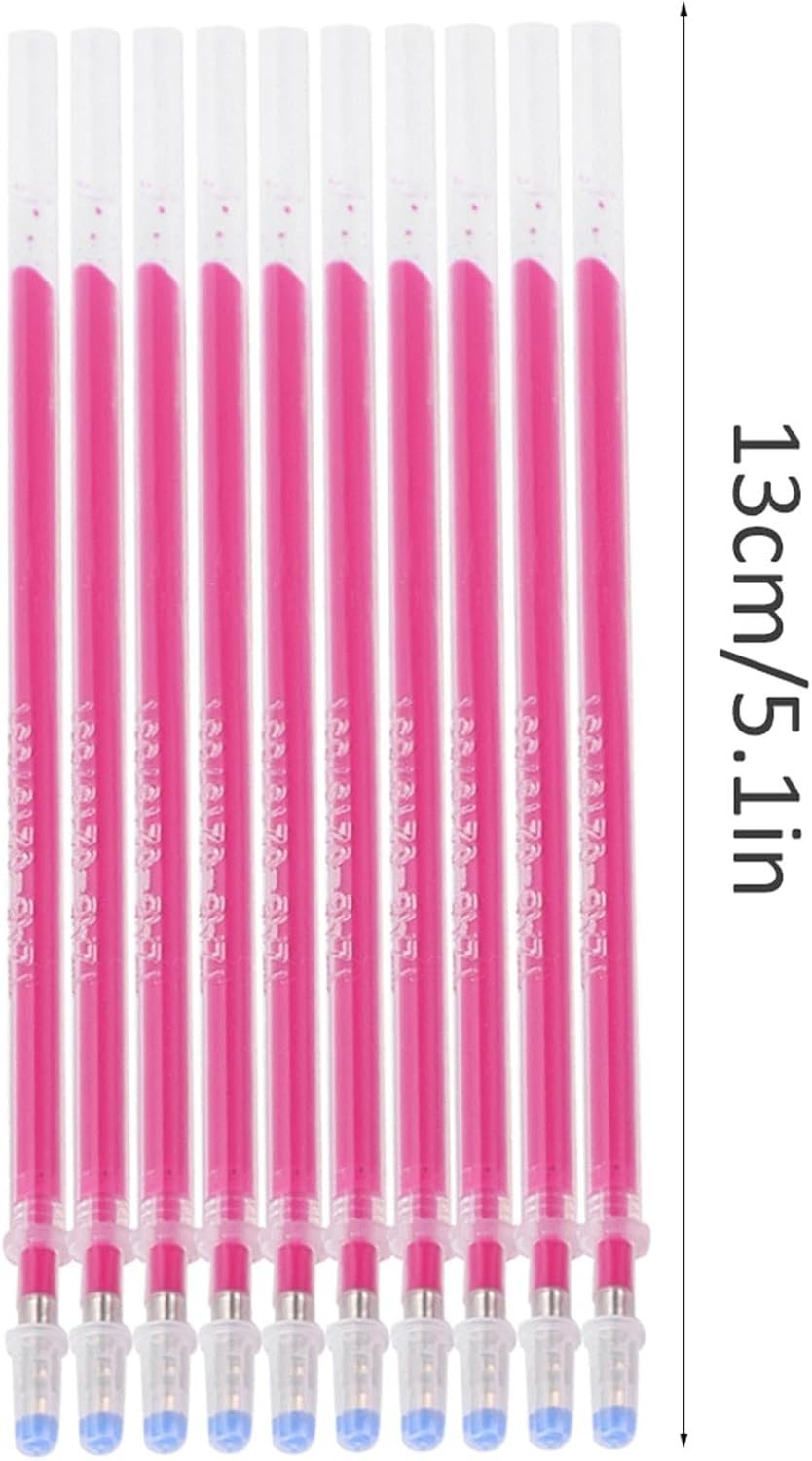 Haosie 100PCS Heat Erasable Fabric Refills, Disappearing Ink Pen for