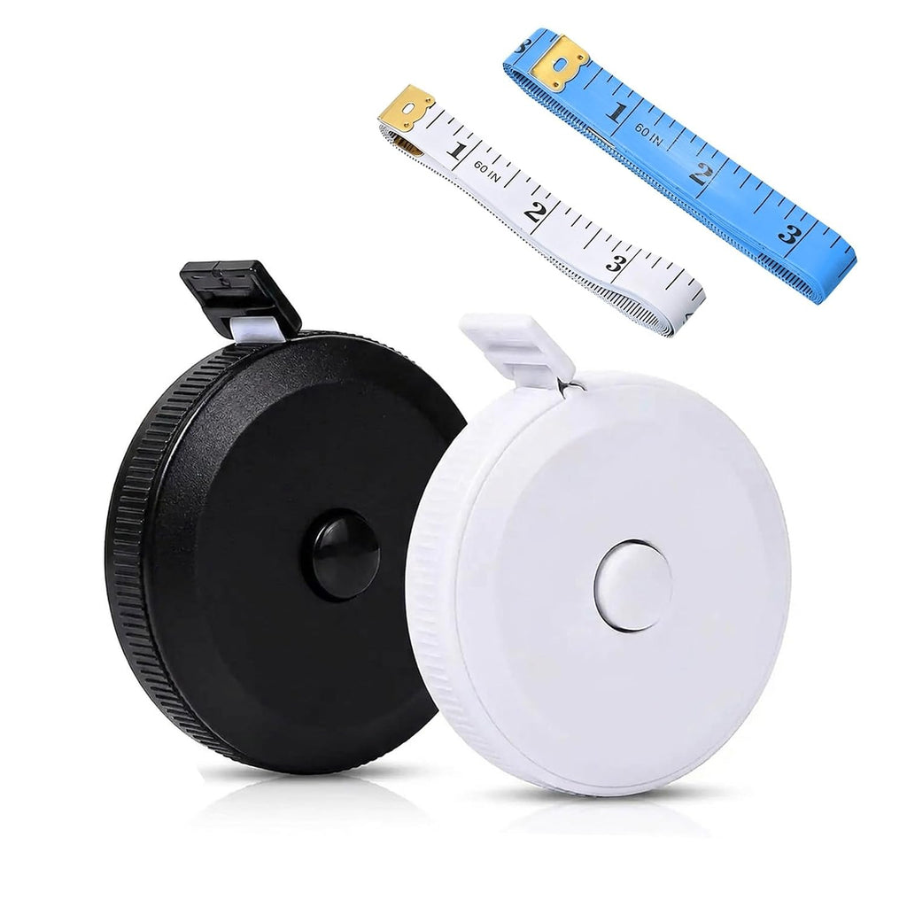 Soft Tape Measure 4 Pack 60" Body Measuring Retractable Cloth Sewing
