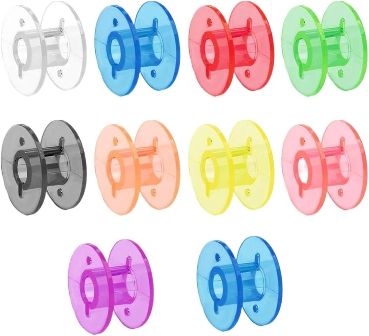 Bobbin 40/120/200pcs Plastic Bobbins Empty Spool Bobbins for Household