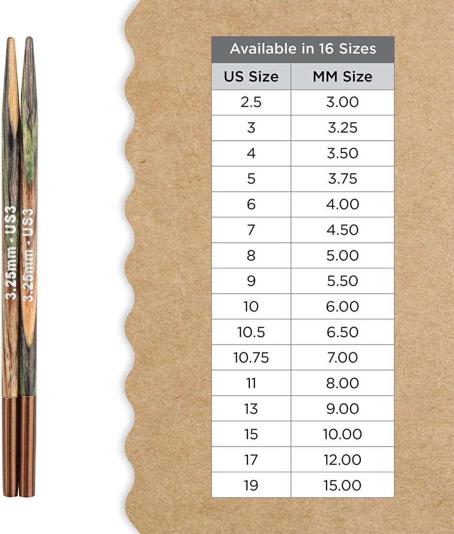 Knitter’s Pride Terra Interchangeable Needle 5”(13cm) - US 3(3.25mm)
