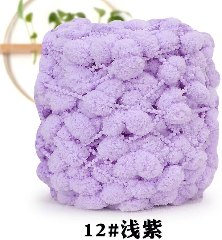 100g Polyester Ball Yarn, Soft Knitting Wool, Solid Color, Craft Yarn