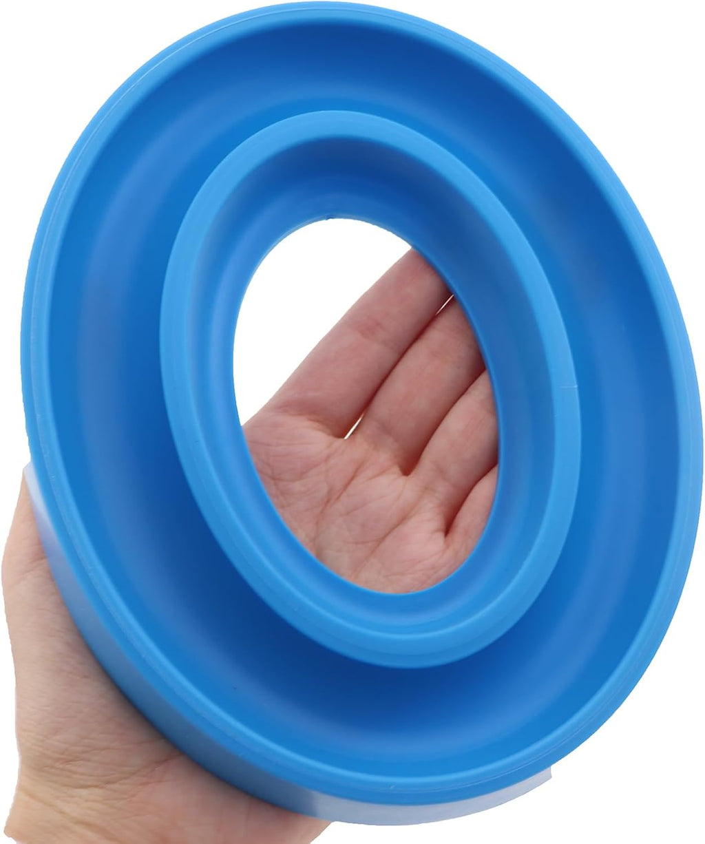 CXMTECH 2PCS Round Rubber Bobbin Holder Metal and Plastic Sewing
