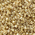 Duracoat Galvanized Pale Gold Miyuki Delica Beads 11/0 (DB2501-TB)
